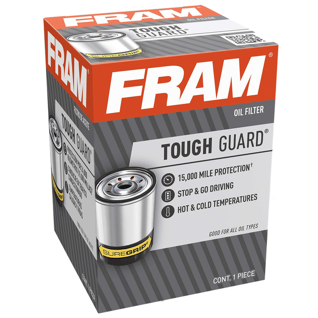 FRAM Tough Guard TG3614, 15K Mile Change Interval Passenger Car Spin-On Oil Filter - LeoForward Australia