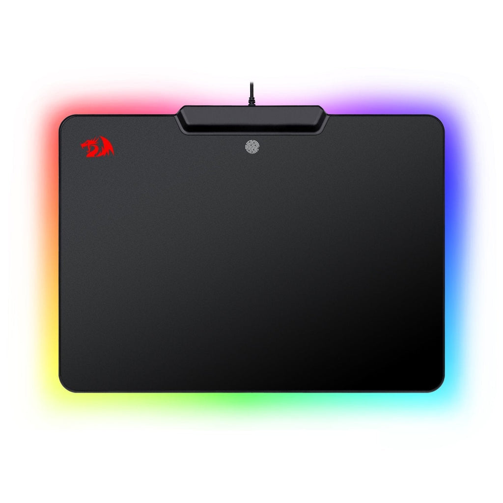 Redragon P009 Gaming Mouse Pad, RGB LED Lighting Effects, Wired, Hard Non-Slip Rubber Low Friction Surface Mouse Mat Software Programmable for MMO Computer Windows PC Gamers (14.1 x 10.4 Inches) 14.1 x 10.4 Inches RGB-Wired - LeoForward Australia