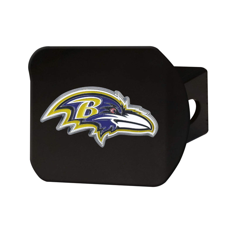  [AUSTRALIA] - FANMATS NFL Baltimore Ravens Metal Hitch Cover, Black, 2" Square Type III Hitch Cover,Purple