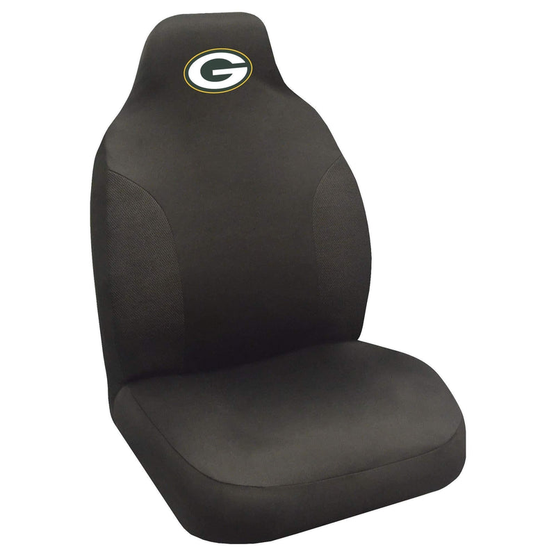  [AUSTRALIA] - FANMATS 21527 NFL - Green Bay Packers Black 20"x48" Embroidered Seat Cover