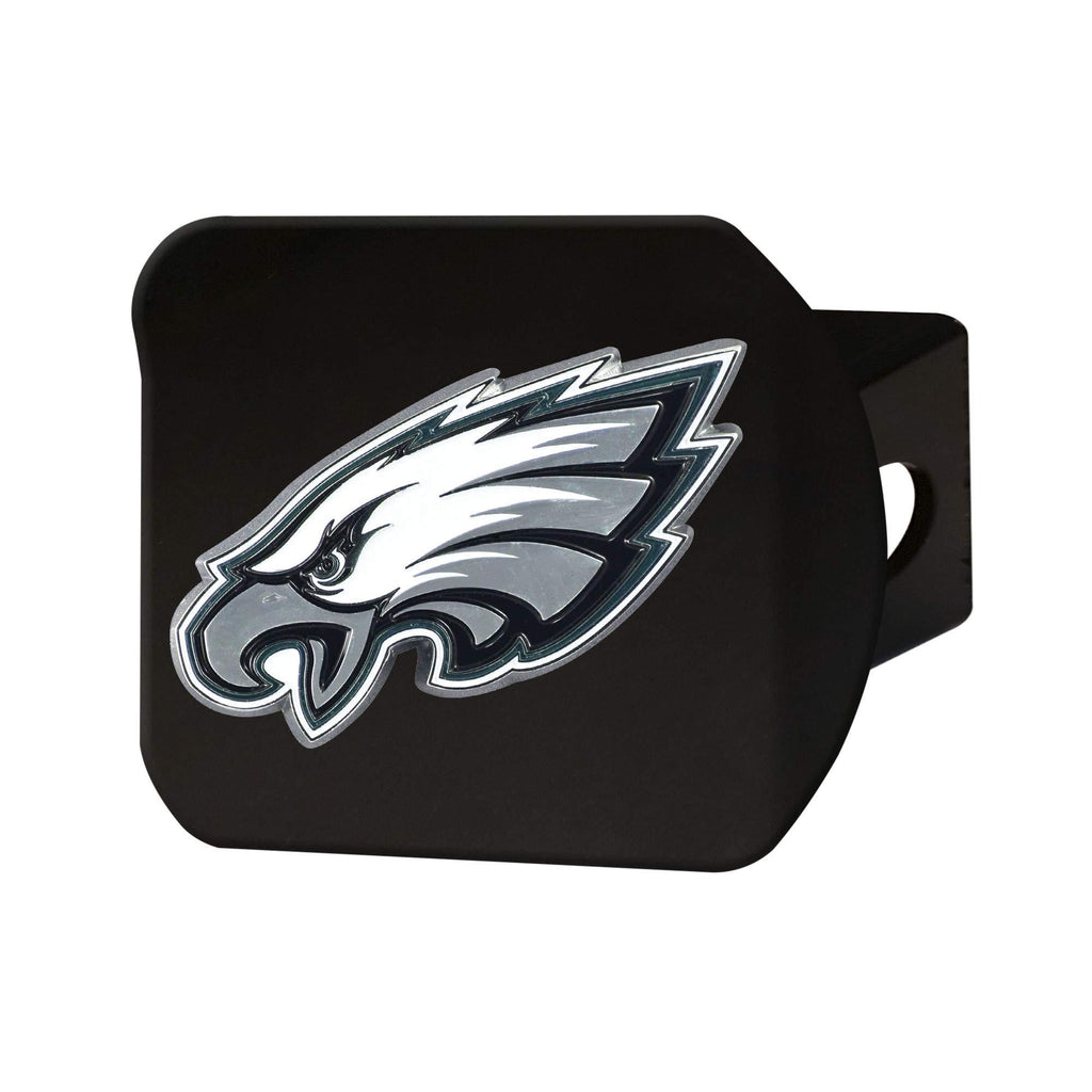  [AUSTRALIA] - FANMATS NFL Philadelphia Eagles Metal Hitch Cover, Black, 2" Square Type III Hitch Cover,Green