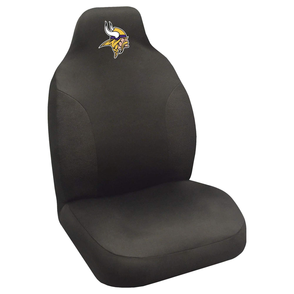  [AUSTRALIA] - FANMATS 21558 NFL - Minnesota Vikings Black 20"x48" Embroidered Seat Cover