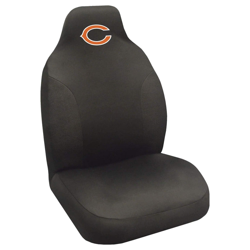  [AUSTRALIA] - FANMATS 15606 NFL - Chicago Bears Black 20"x48" Embroidered Seat Cover