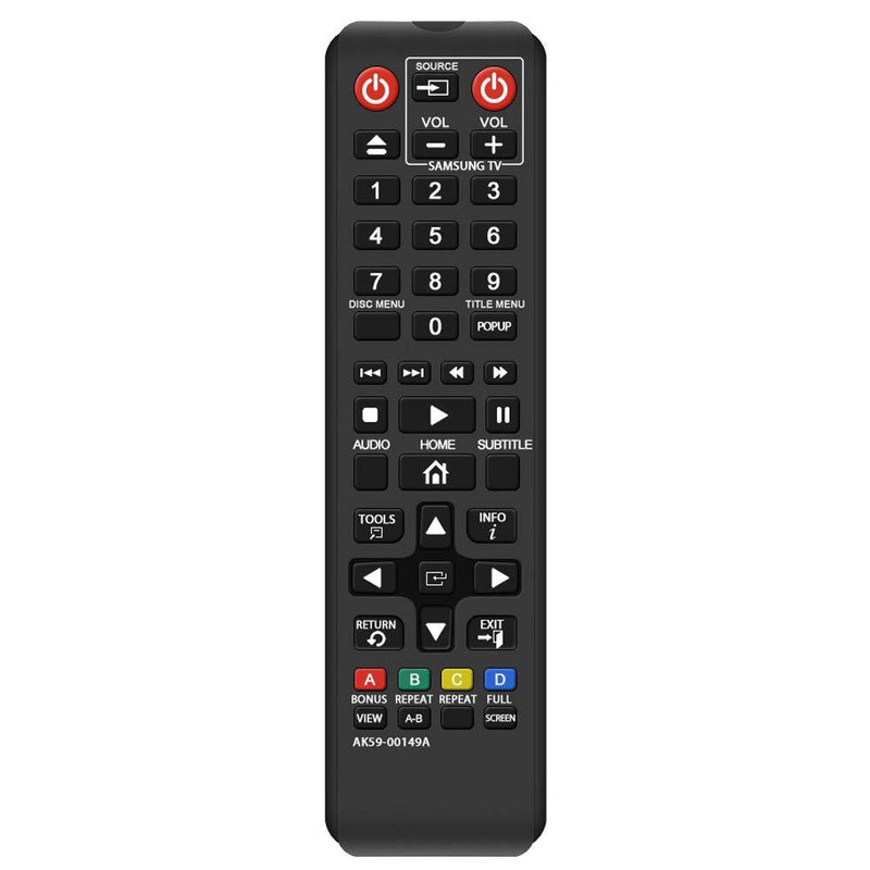 Gvirtue AK59-00149A Remote Replacement for Samsung DVD BD Blu-Ray Disc Player Remote, Applicable BDF5100/ZA BD-ES5300 BD-FM51 BD-FM57C BD-H5100 BD-H5900 BD-HM51 BD-HM59 BD-J5100 BD-J5700 BD-J5900 - LeoForward Australia