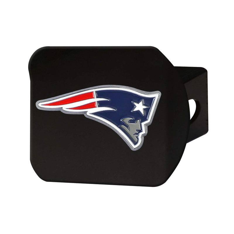  [AUSTRALIA] - FANMATS 22586 NFL New England Patriots Metal Hitch Cover, Black, 2" Square Type III Hitch Cover,Blue