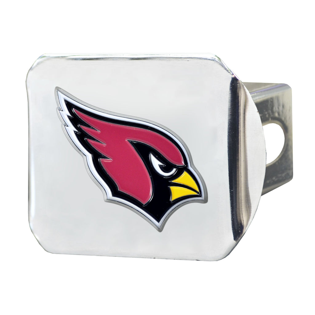  [AUSTRALIA] - FANMATS NFL Arizona Cardinals Metal Hitch Cover, Chrome, 2" Square Type III Hitch Cover,Red