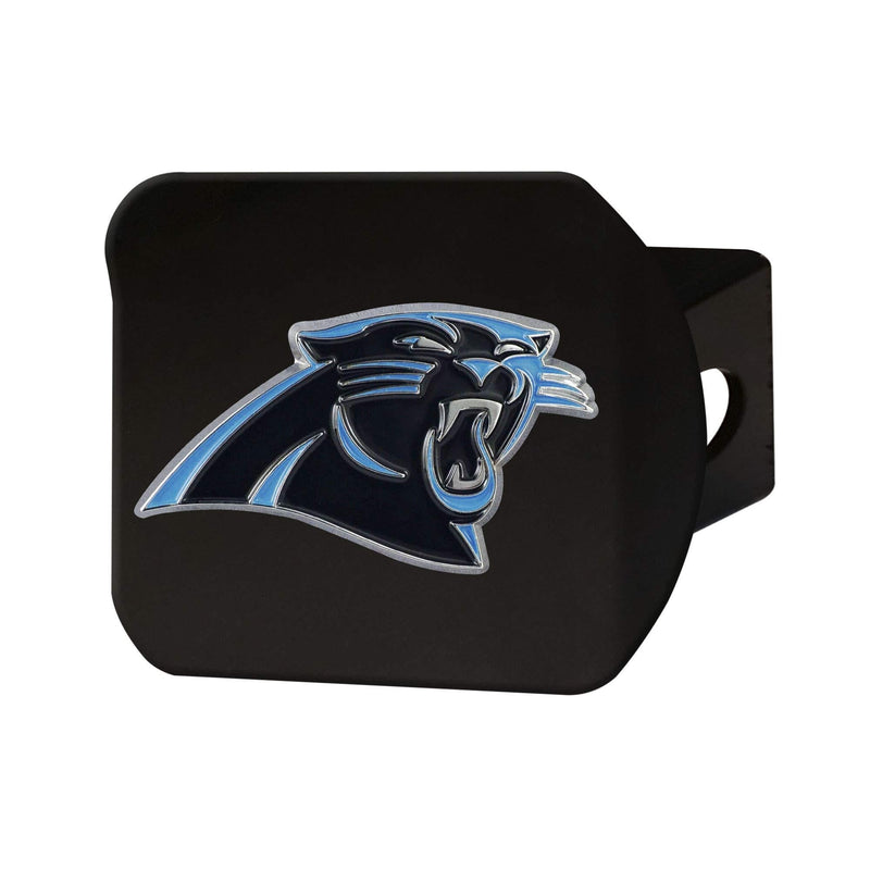  [AUSTRALIA] - FANMATS NFL Carolina Panthers Metal Hitch Cover, Black, 2" Square Type III Hitch Cover,Blue