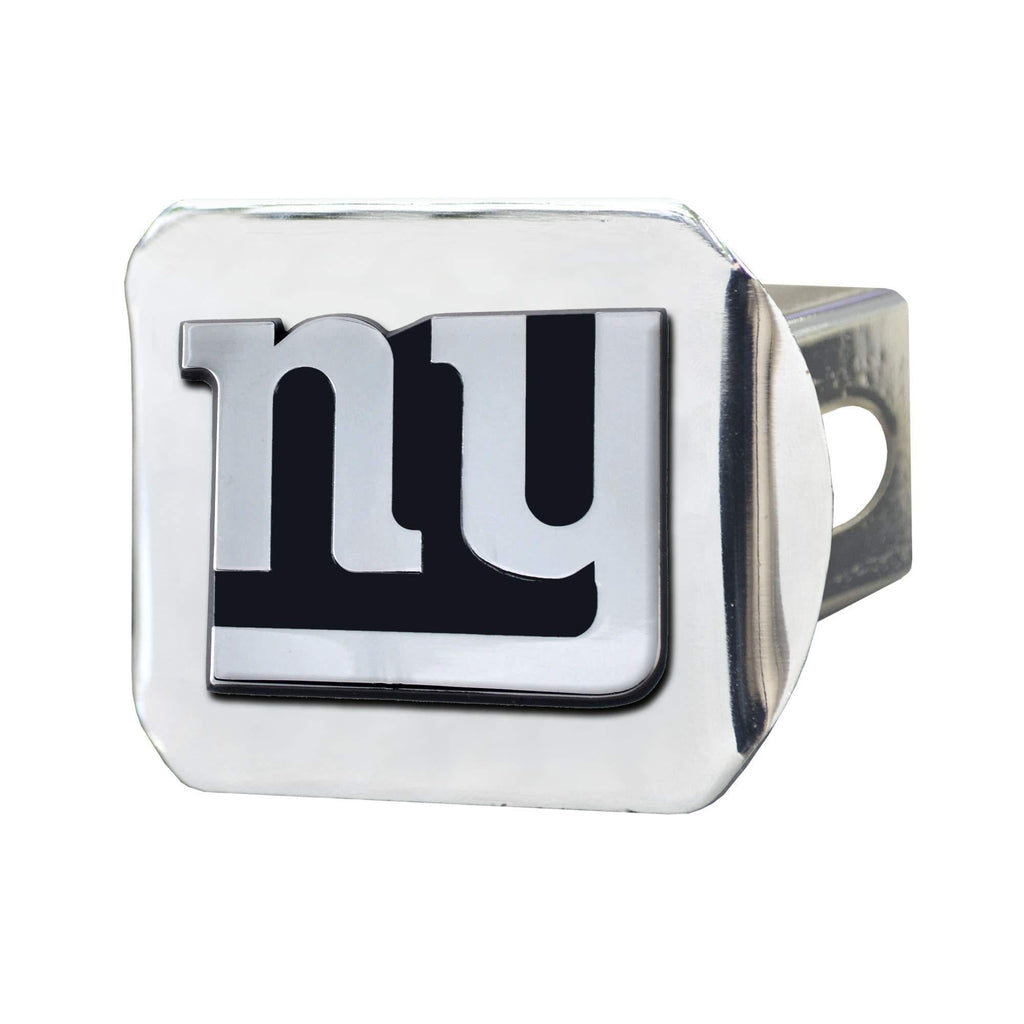  [AUSTRALIA] - FANMATS 21563 NFL New York Giants Metal Hitch Cover, Chrome, 2" Square Type III Hitch Cover