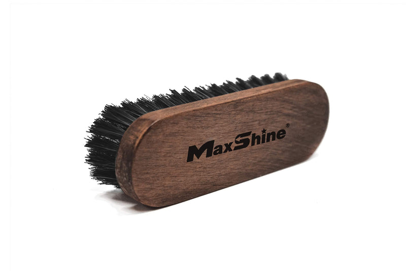  [AUSTRALIA] - Maxshine Leather Nylon Bristle Brush for Car Detailing Carpet Upholstery