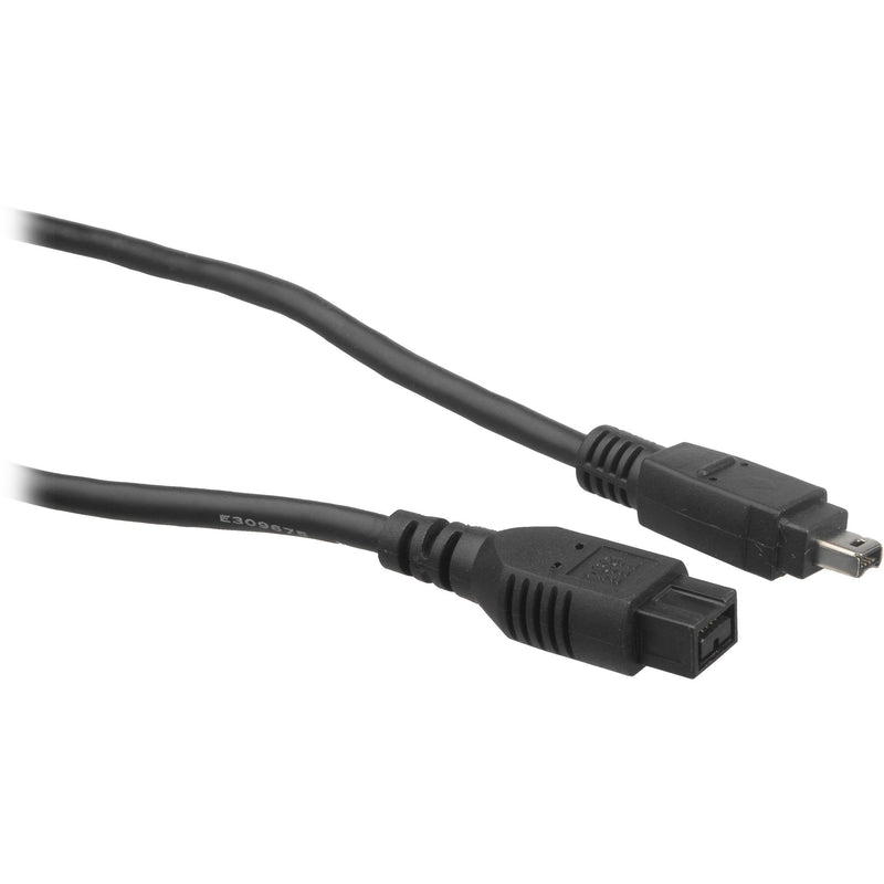 FireWire Cable 9pin/4pin Cable, FireWire 800 9-pin to FireWire 400 4-pin Compatible with Canon Panasonic Sony Camera Camcorder Connect to Apple iMac 27" MacBook Pro Computer. (3-feet) 3-Feet - LeoForward Australia