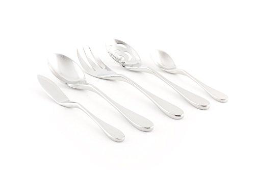  [AUSTRALIA] - Knork Original Serving Set, 8.5, Gloss Chrome Silver