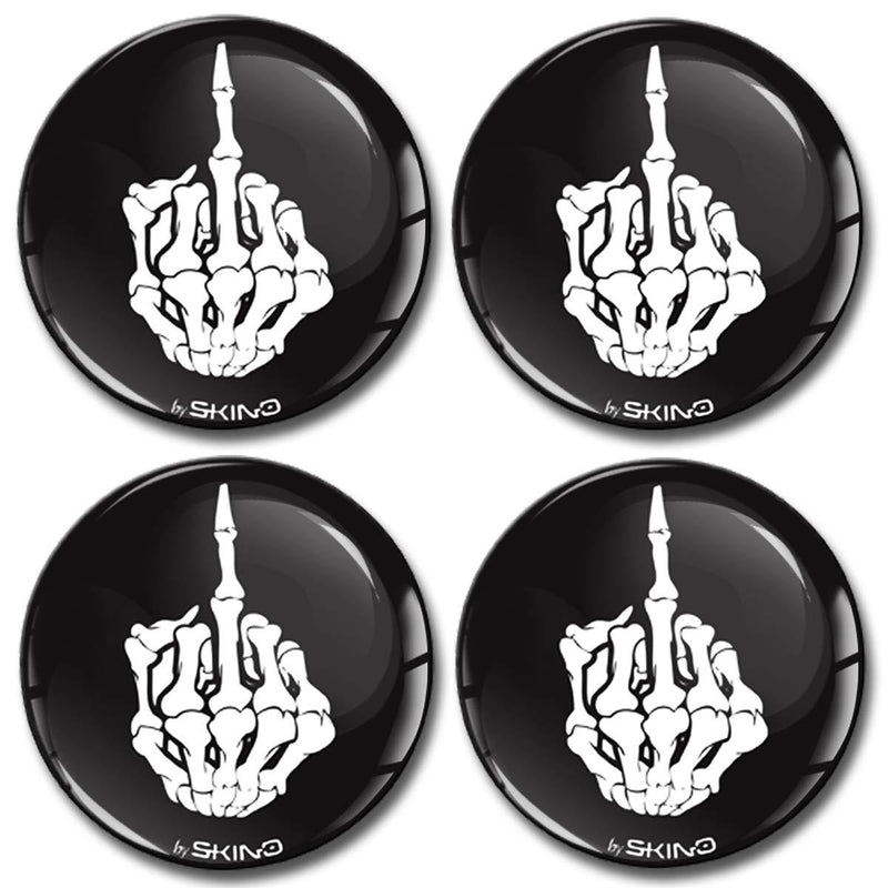  [AUSTRALIA] - 4 x 68mm 3D Stickers for Wheel Center Caps A 3468