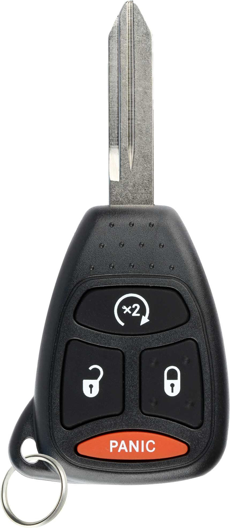  [AUSTRALIA] - KeylessOption Keyless Remote Start Fob Uncut Car Ignition Key for Dodge Dakota, Ram, Durango, KOBDT04A, OHT692714AA