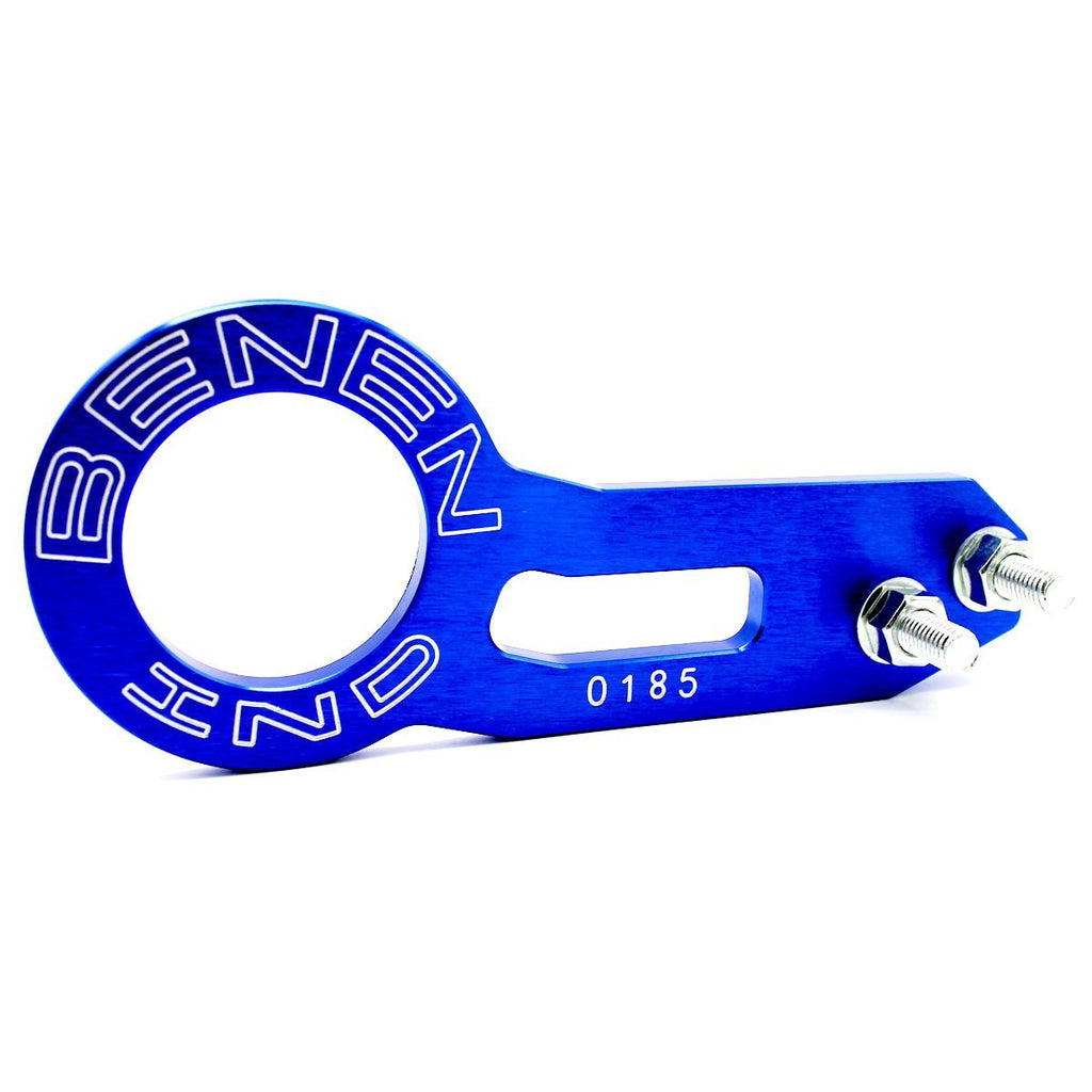  [AUSTRALIA] - Universal Rear Tow Towing Hook, for Car Auto Trailer Ring Aluminum Alloy, Improved} Wiredrawing Anodizing (Blue) blue