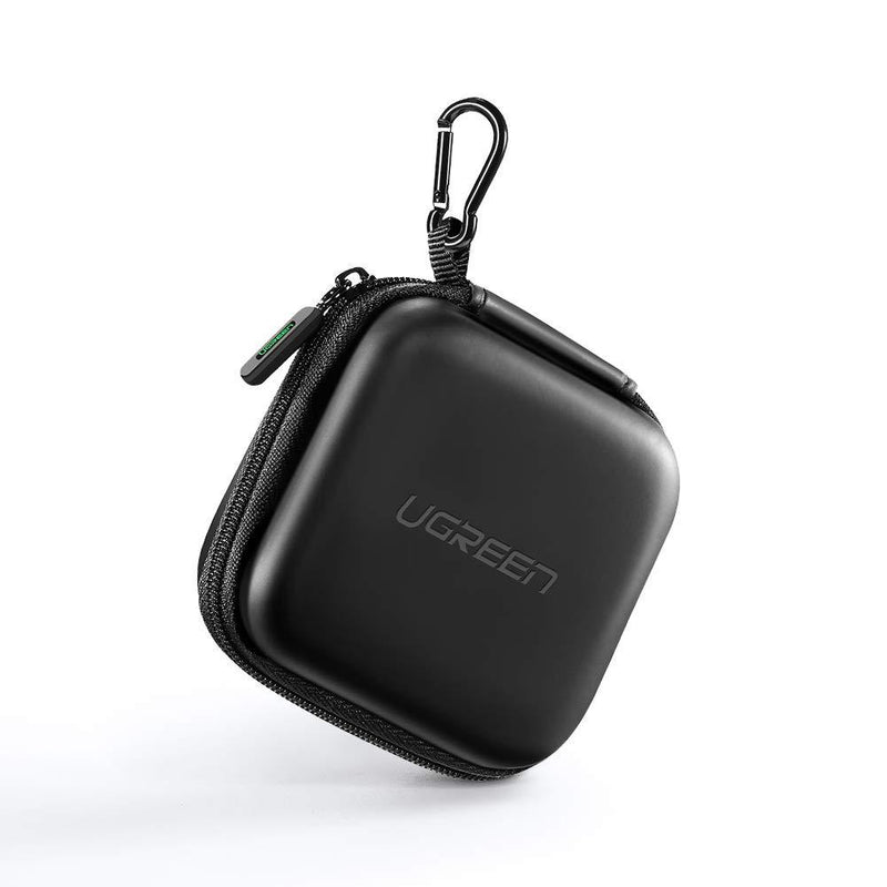 UGREEN Earbud Case Earphone Carrying Case Holder Storage Bag Headphone Mini Pouch Compatible for Wireless Beats Bose Earbuds Airpods Bluetooth Headset Wall Charger USB Adapter Cable with Carabiner - LeoForward Australia