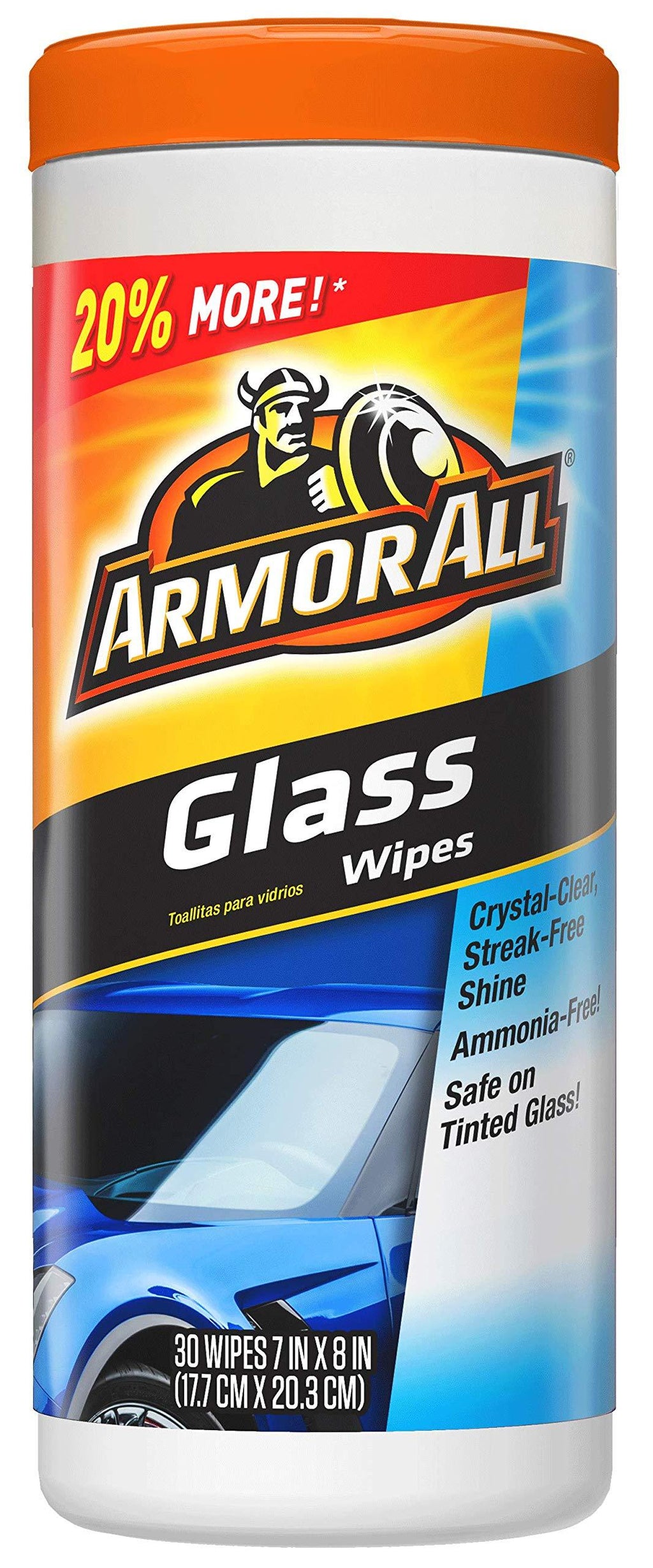  [AUSTRALIA] - Armor All 17501C 30 Count Glass Wipe New Style (30 Count) Single