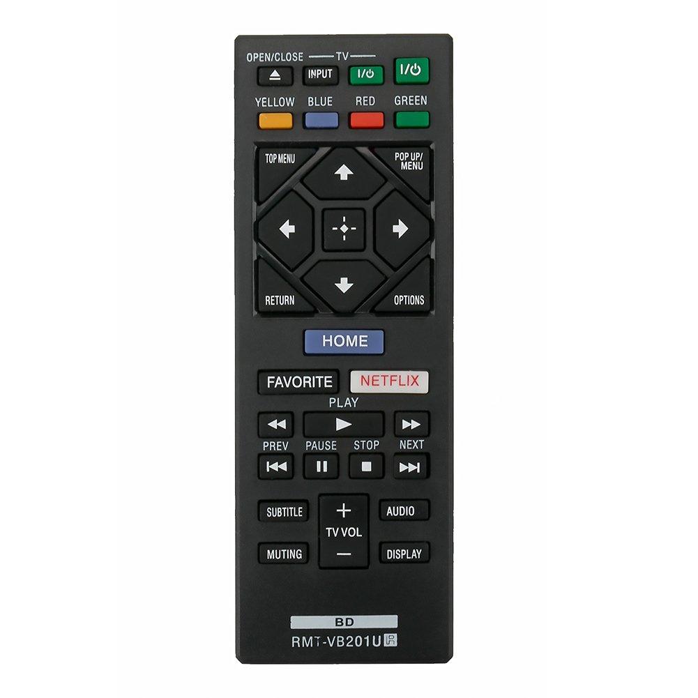 RMT-VB201U Replacement Remote Control Applicable for Sony Blu-ray DVD Player BDP-S3700 BDP-BX370 BDP-S1700 UBP-X700 BDPS3700 BDPBX370 BDPS1700 UBPX700 - LeoForward Australia