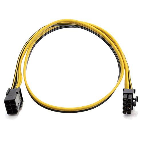 PCIe 6-Pin Female to 8-Pin Male PCIe Express Adapter Power Converter Cable for Video Card 20 inches TeamProfitcom - LeoForward Australia