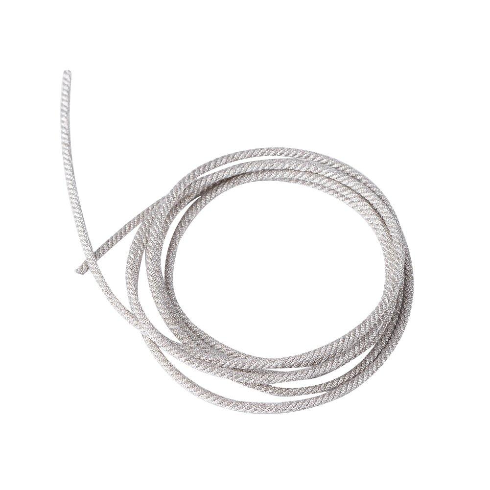 32 Strands High Temperature Resistant Twisted Silver Wire Speaker Wire Repair(1 m) 1 m - LeoForward Australia