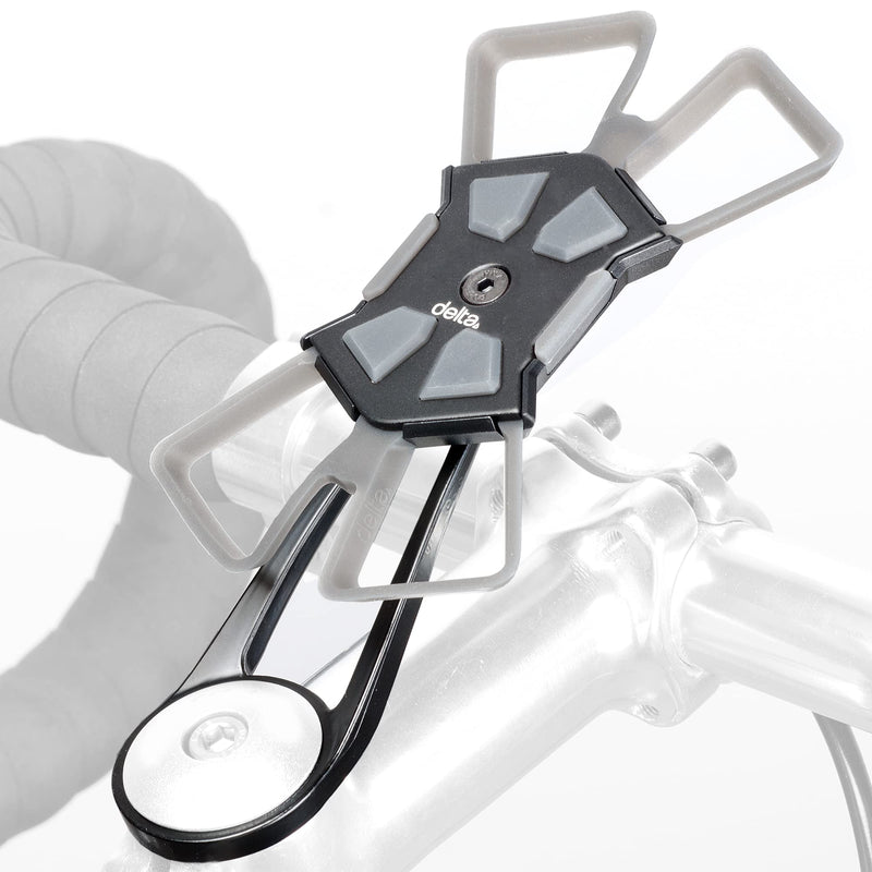  [AUSTRALIA] - Bike Phone Mount by Delta Cycle - Xmount Pro Bicycle Phone Holder Adjusts to Any Handlebar & Fits Any Phone or iPhone - Easily Accessible Bike Accessories for Adult Bikes Xmount Pro Stem