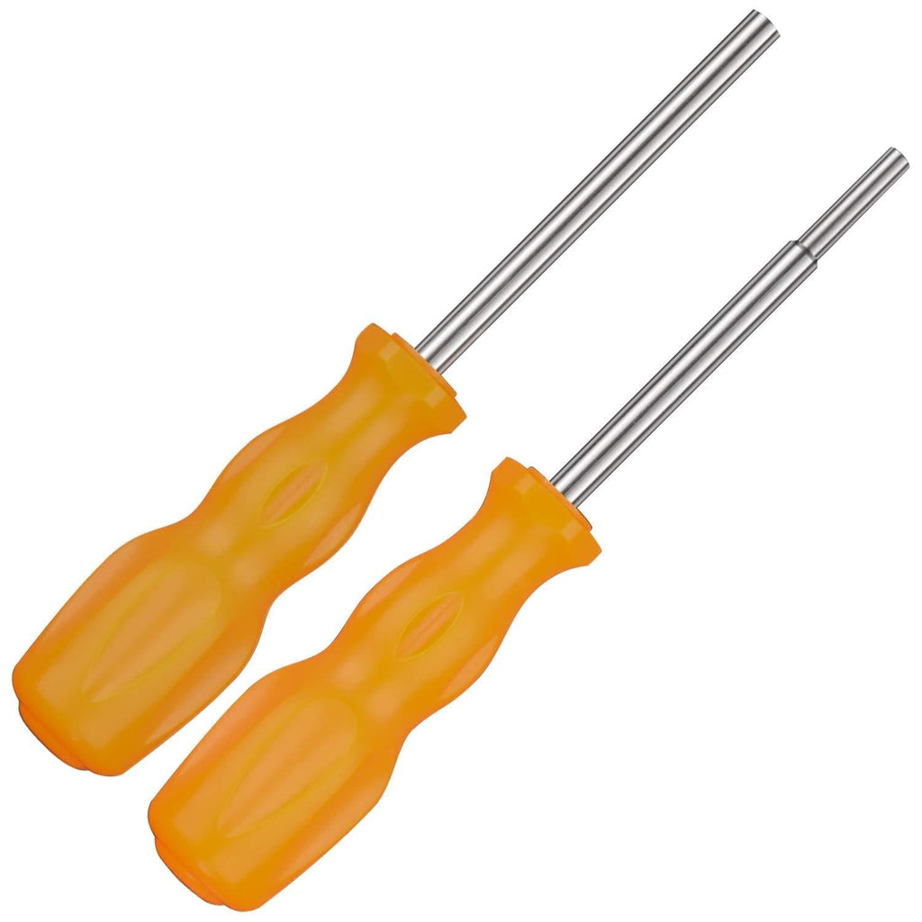  [AUSTRALIA] - Gamebit Screwdriver Set, Taessv 3.8mm + 4.5mm Security Screwdriver Bit Screwdriver Tools for Opening NES SNES N64 Super Nintendo 64 Cartridges & Systems 3.8&4.5mm Screwdrivers Orange