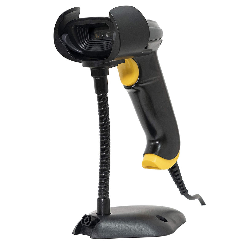  [AUSTRALIA] - TEEMI 2D Barcode Scanner with Stand USB Wired + Virtual COM Port Handheld Automatic QR Data Matrix PDF417 bar Codes Imager for Mobile Payment Computer Screen Scan Support Windows Mac and Linux PC POS Stand Included