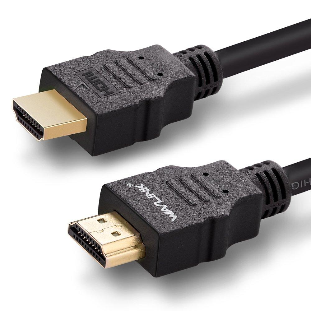 HDMI Cable 6.6 FT/High Speed HDMI to HDMI Cable/Wavlink HDMI 2.0 Supports 4K@50/60Hz 2160p 3D 18Gbps Ethernet Audio Return Channel with Gold Plated Connectors,Xbox Playstation PC -Black - LeoForward Australia