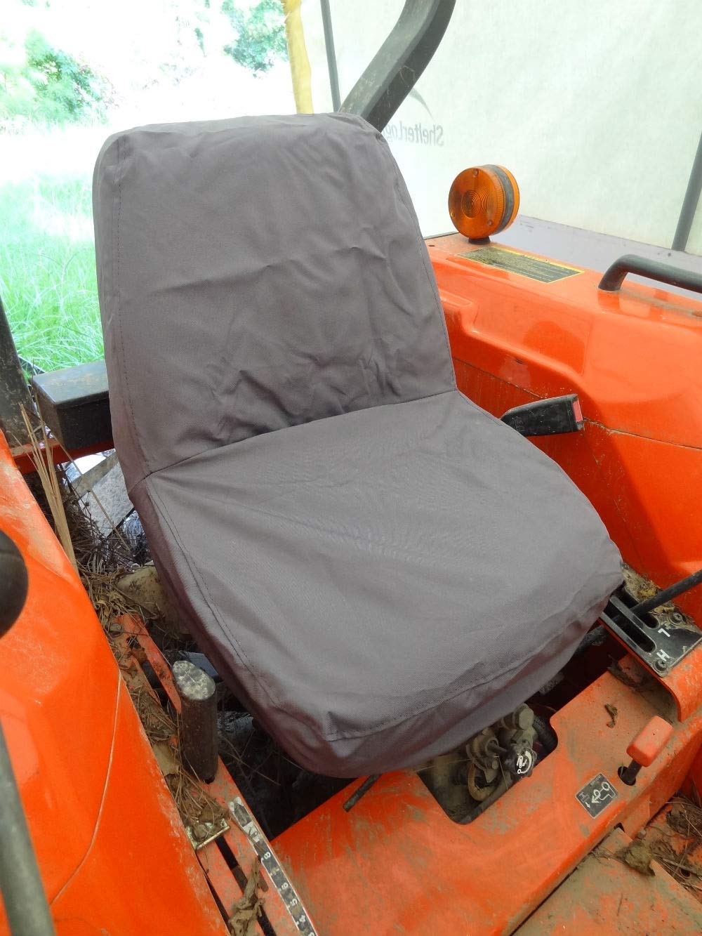  [AUSTRALIA] - Durafit Seat Covers, KU09 C8 Kubota Seat Covers for Tractor B2320,B2620,B2920,B3200,B7410,B7510,B7610,B7800,BX1850,BX2350,BX24,BX25,M5640,M7040 in Gray Waterproof Seat Cover.