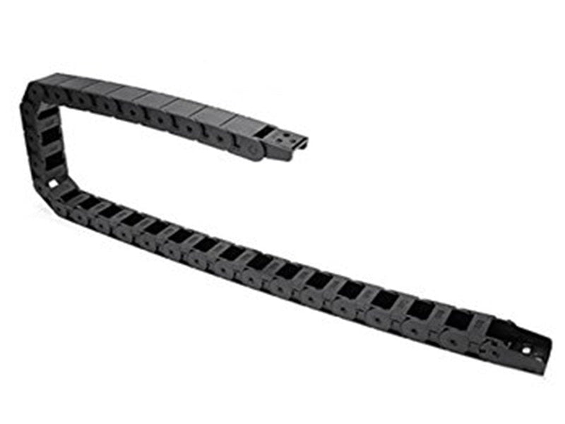  [AUSTRALIA] - XJS R38 18mm x 25mm Plastic Semi Closed Cable Wire Carrier Drag Chain 1.02M Length Black