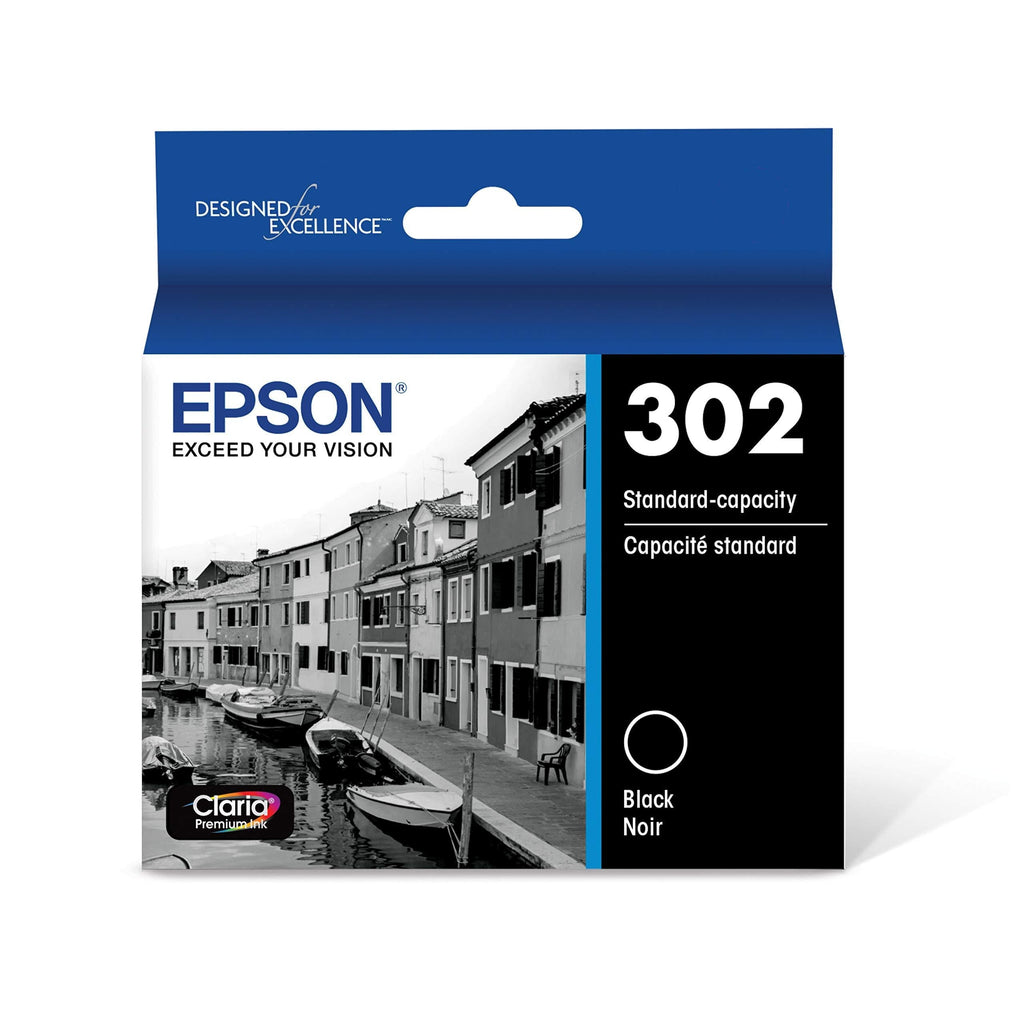  [AUSTRALIA] - EPSON T302 Claria Premium -Ink Standard Capacity (T302020-S) for Select Epson Expression Premium Printers, Black