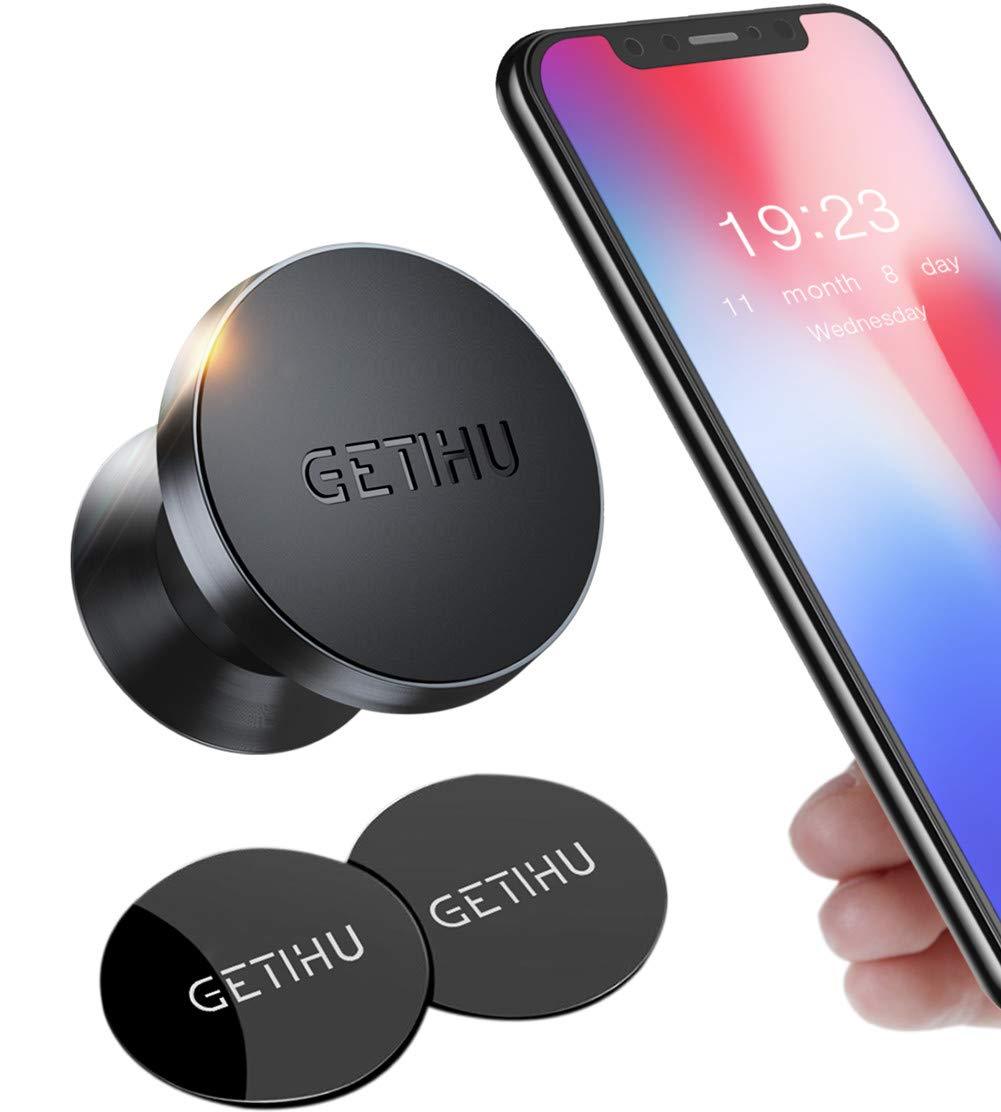 GETIHU Phone Holder for Car, 360° Dashboard Car Phone Mount, Universal Magnetic Cell Phone Car Holder GPS, Compatible with iPhone 12 11 Pro X 8 Plus Samsung Galaxy Note 9 S10 Huawei Xiaomi OnePlus Etc Black - LeoForward Australia