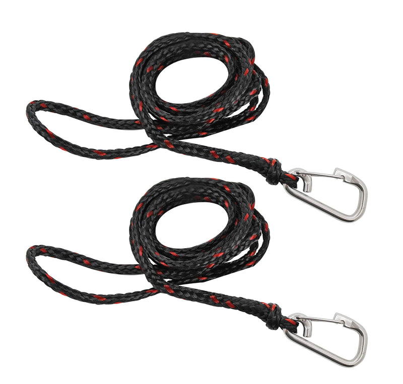  [AUSTRALIA] - Extreme Max 3006.6779 PWC 7' Dock Line with Stainless Steel Snap Hook-Value 2-Pack 7' Stainless Steel Hook