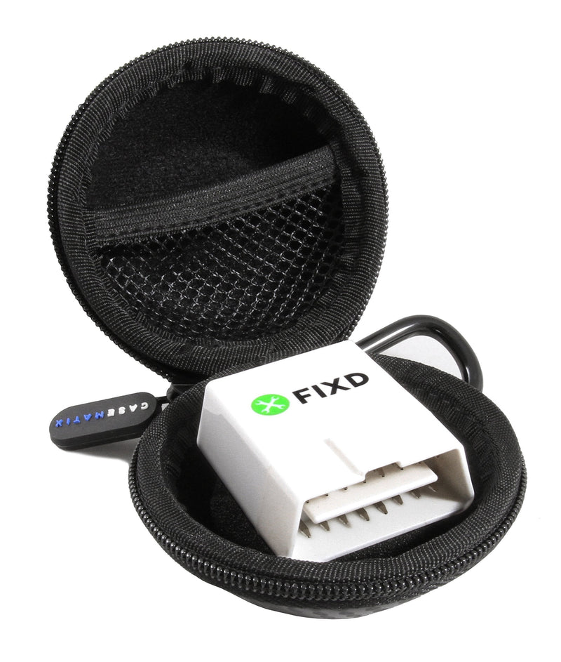 Casematix OBD Carry Case Compatible with FIXD OBD2 Bluetooth Car Diagnostic Tool for Auto Car Health Monitor Device, Case Only - LeoForward Australia