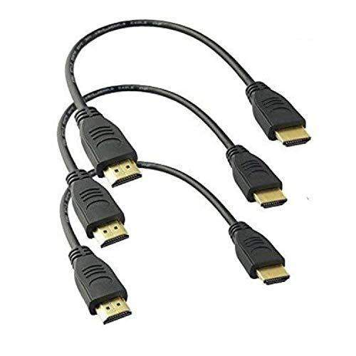 MMNNE 3Pack 8inch HDMI Male to Male Cable,High-Speed HDMI HDTV Cable - Supports Ethernet, 3D,1.4V - LeoForward Australia
