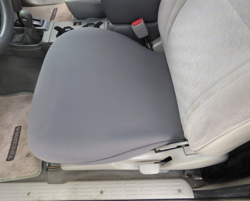  [AUSTRALIA] - USA Seamstress Premium Neoprene Bottom Seat Cover for Cars, Trucks, and SUV's, One Size Fits All - Seat Protector for Pets, Dirt, Sand, and More (Gray) (1 pc) Gray
