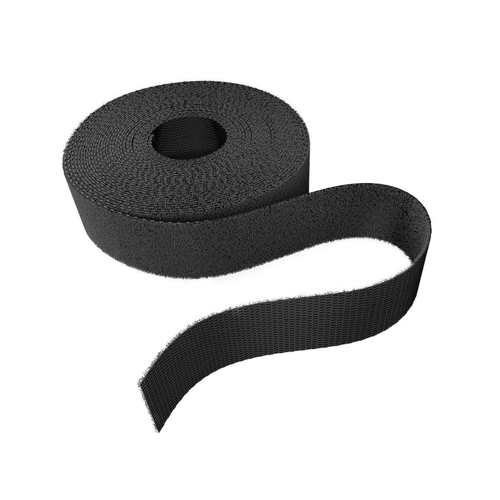  [AUSTRALIA] - KabelDirekt – Hook & Loop Straps Tape – 50 feet × 0.78 inches – Cut to Size, Reusable (roll of Hook & Loop Tape, Multi-use, Bundle and Secure Cables and a Whole Bunch More, Black) 0.78 inches x 50 feet