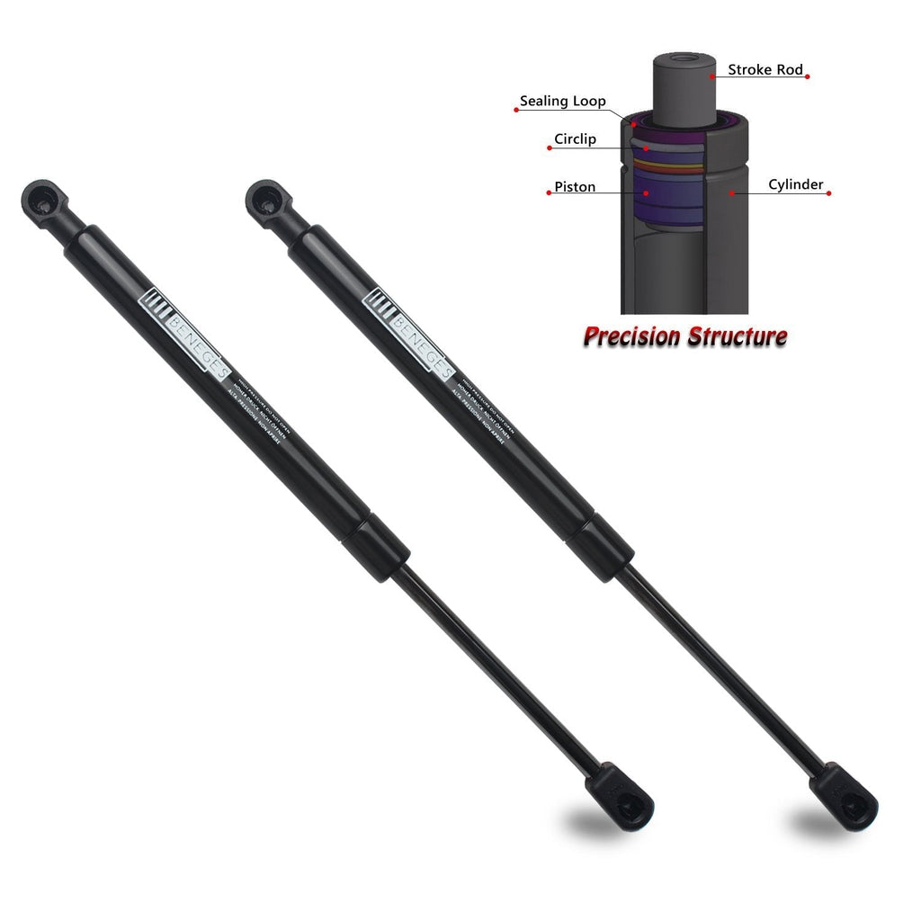 Beneges 2PCs Rear Trunk Struts Compatible with 2003-2005 Mercedes-Benz SL500 SL55 SL600 SL65 Gas Spring Charged Lift Supports Shocks Dampers 6634, SG403056, PM2044 - LeoForward Australia