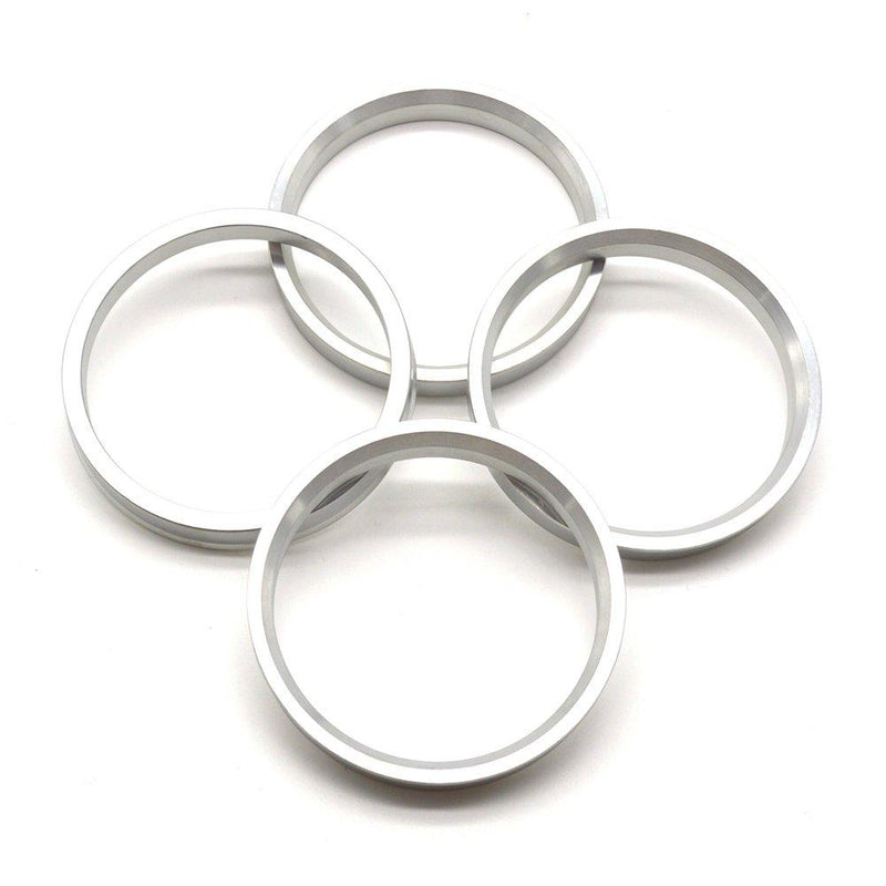 GoldenSunny 73.1mm OD to 64.1mm ID Hub Centric Rings, Silver Aluminum Hubcentric Rings for Many Acura Honda Sterling, Pack of 4 - LeoForward Australia