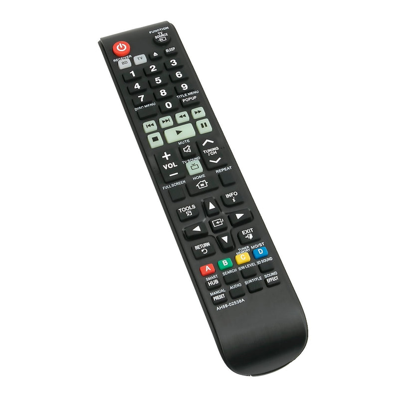 New AH59-02538A Replace Remote Control fit for Samsung HT-F5500 HT-F5500K HT-F5500W HT-F5502K HT-F5530 HT-F5530HK HT-F5530K HT-F5550 HT-F5550HK HT-F6530 Home Theater System Blu-Ray DVD Player - LeoForward Australia