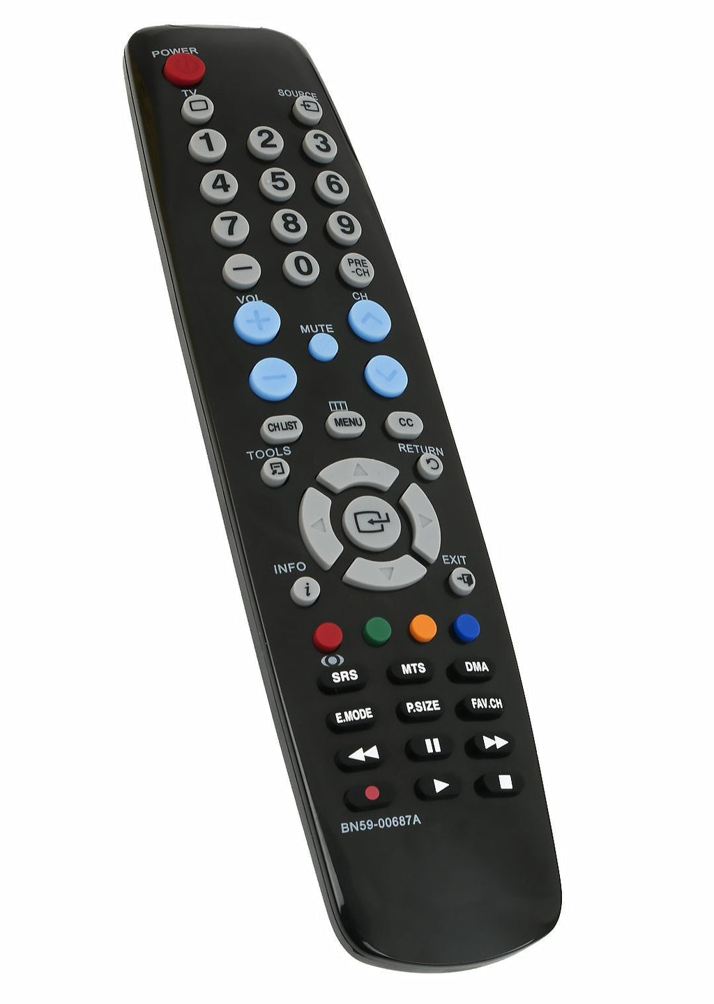 New BN59-00687A Replace Remote fit for Samsung TV LN40A450C1DXZA LN40A450 LN40A450C1 LN40A450C1D LN26A450 LN26A450C1 LN26A450C1D LN26A450C1DXZA LN32A450C1 LN32A450C1D LN37A450 LN37A450C1 - LeoForward Australia