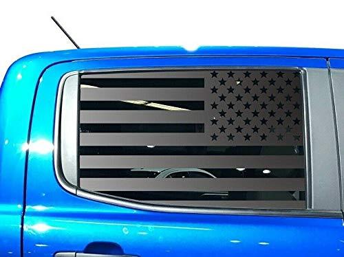  [AUSTRALIA] - XPLORE Outdoors American Flag Window Decals | Car, SUV, Trucks | Fits All Models | (28" x 16) 28" x 16"