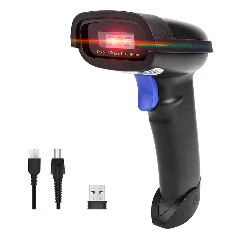  [AUSTRALIA] - NETUM Bluetooth Barcode Scanner, Compatible with 2.4G Wireless & Bluetooth Function & Wired Connection, Connect Smart Phone, Tablet, PC, CCD Bar Code Reader Work with Windows, Mac,Android, iOS