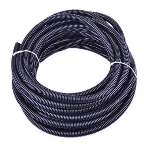  [AUSTRALIA] - 30 ft Dog Cat Cord Protector Cable Protect Electric Wires Covers Long Split Wire Loom Tubing Prevent Chewing for Dog Cat Puppy Pet Rabbit (Ordinary Cord) Ordinary Cord