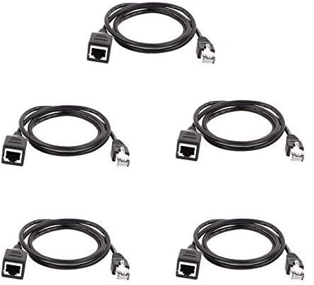  [AUSTRALIA] - Yohii RJ45 Male to Female Extension Cable Cat5 Extension Cord 1m/3.3ft Length