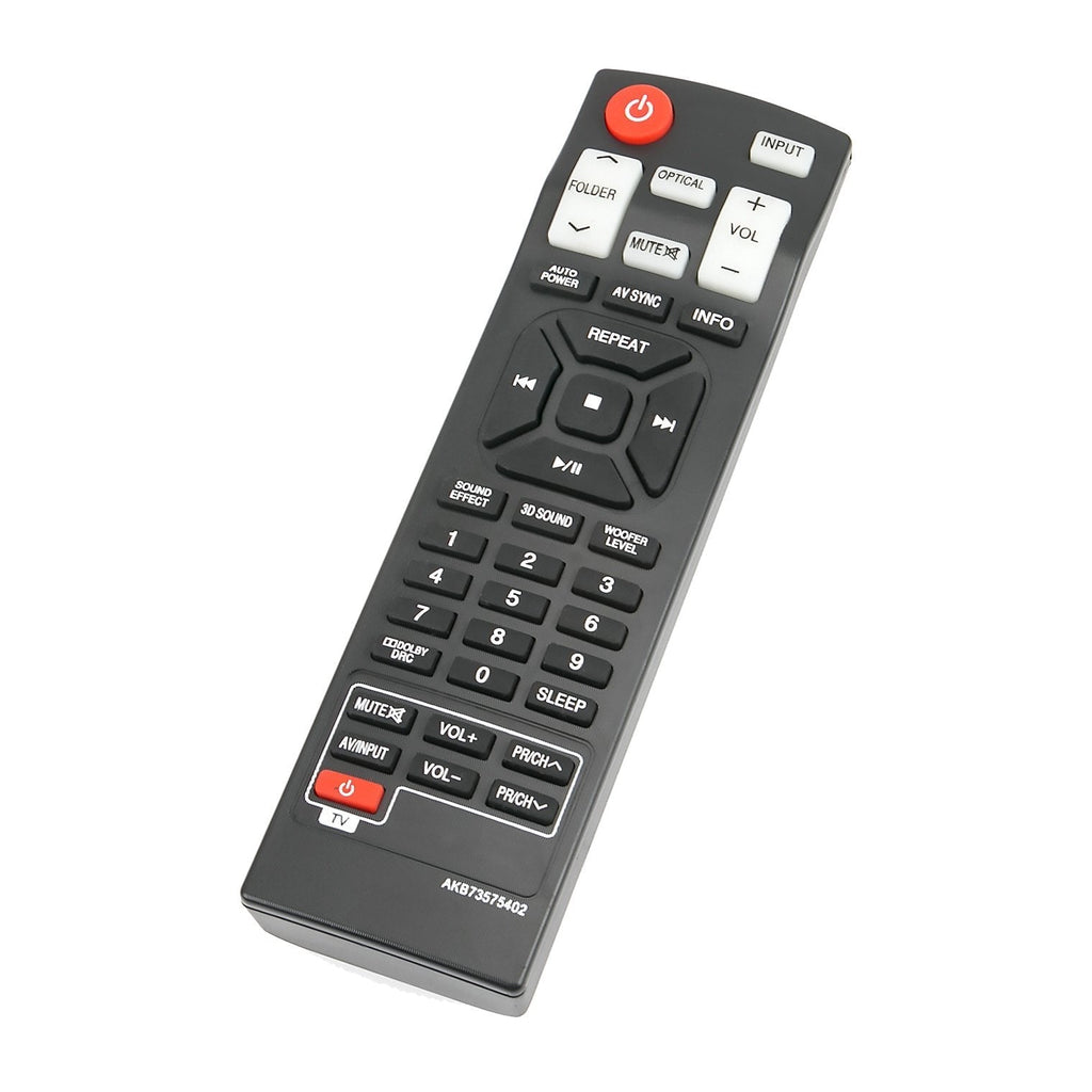 New AKB73575402 Replace Remote Control fit for LG Sound Bar NB2420A NB2520A NB2530A NB3520A NB3530A NB3730A NB3531A NB3532A S33A1-D Home Theater Soundbar System - LeoForward Australia