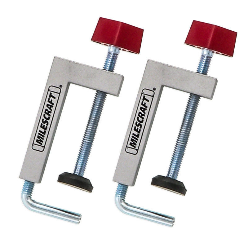  [AUSTRALIA] - Milescraft 4009 FenceClamps- Universal,Silver Clamps