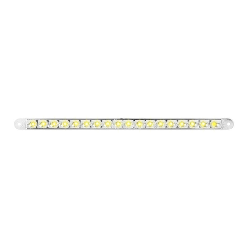  [AUSTRALIA] - GG Grand General 74781 Light Bar (12" Pearl Amber/Clear 18LED, 3 Wires)