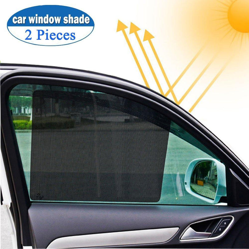  [AUSTRALIA] - Big Ant Car Window Sun Shade,Side Window Shade Block Sun Glare, Harmful Heat, UV Rays, Sun Glare Reducer Cling Window Shade Protect Driver Baby Child Or Pet's Eyes,2PC