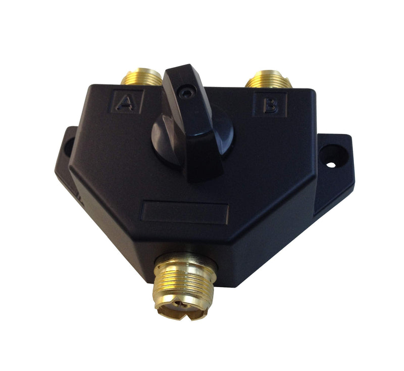  [AUSTRALIA] - Anteenna TW-102 2 Position Coaxial Switch for 144/440MHz HAM CB or HF/VHF/UHF Radio UHF Female (SO-239) Connector Plated Golden
