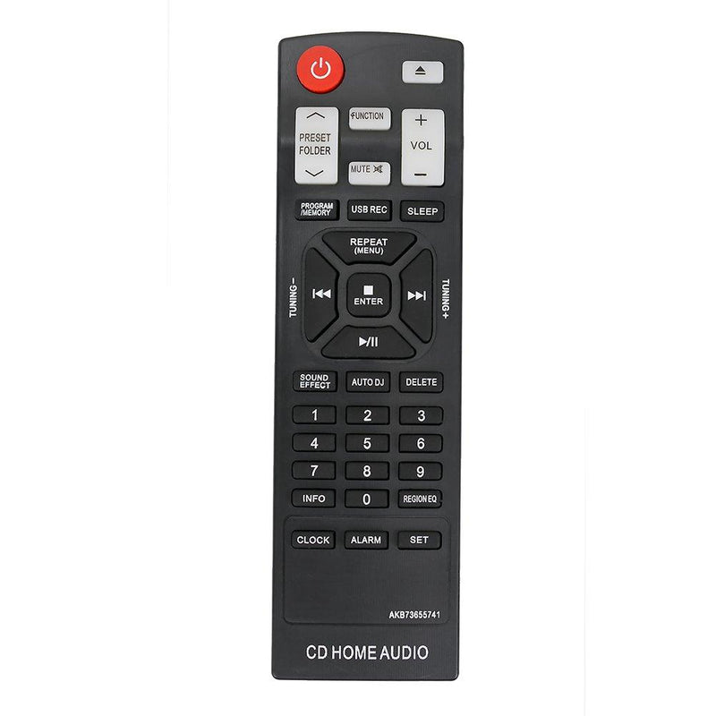 AKB73655741 Replace Remote Control Applicable for LG CM4550 CMS4550F CMS4550W CM4350 CMS4350F CD Home Audio Mini Hi-Fi System - LeoForward Australia